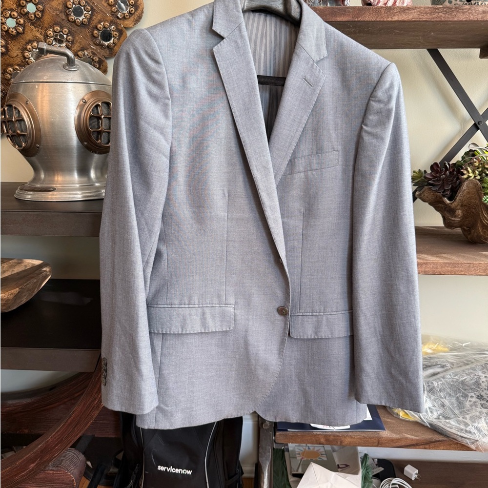 Banana Republic Light Gray Blazer